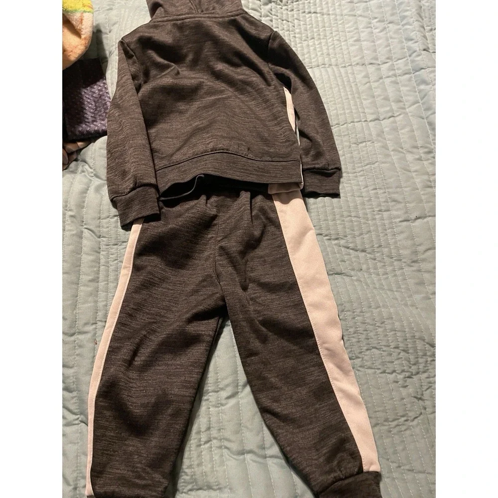 Nike Boys Sweatsuit‎ Hoodie and Sweatpants Size 24 Months Casual Basic Lounge